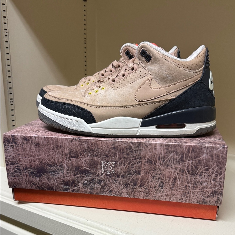 Jordan Retro 3 Justin Timberlake beige